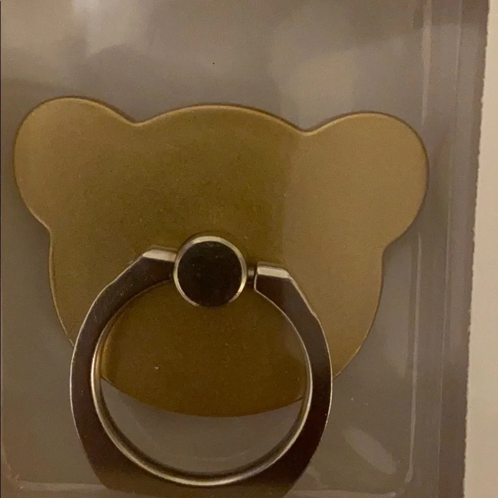 Gold Bear Smartphone Anti Drop Holder NWT